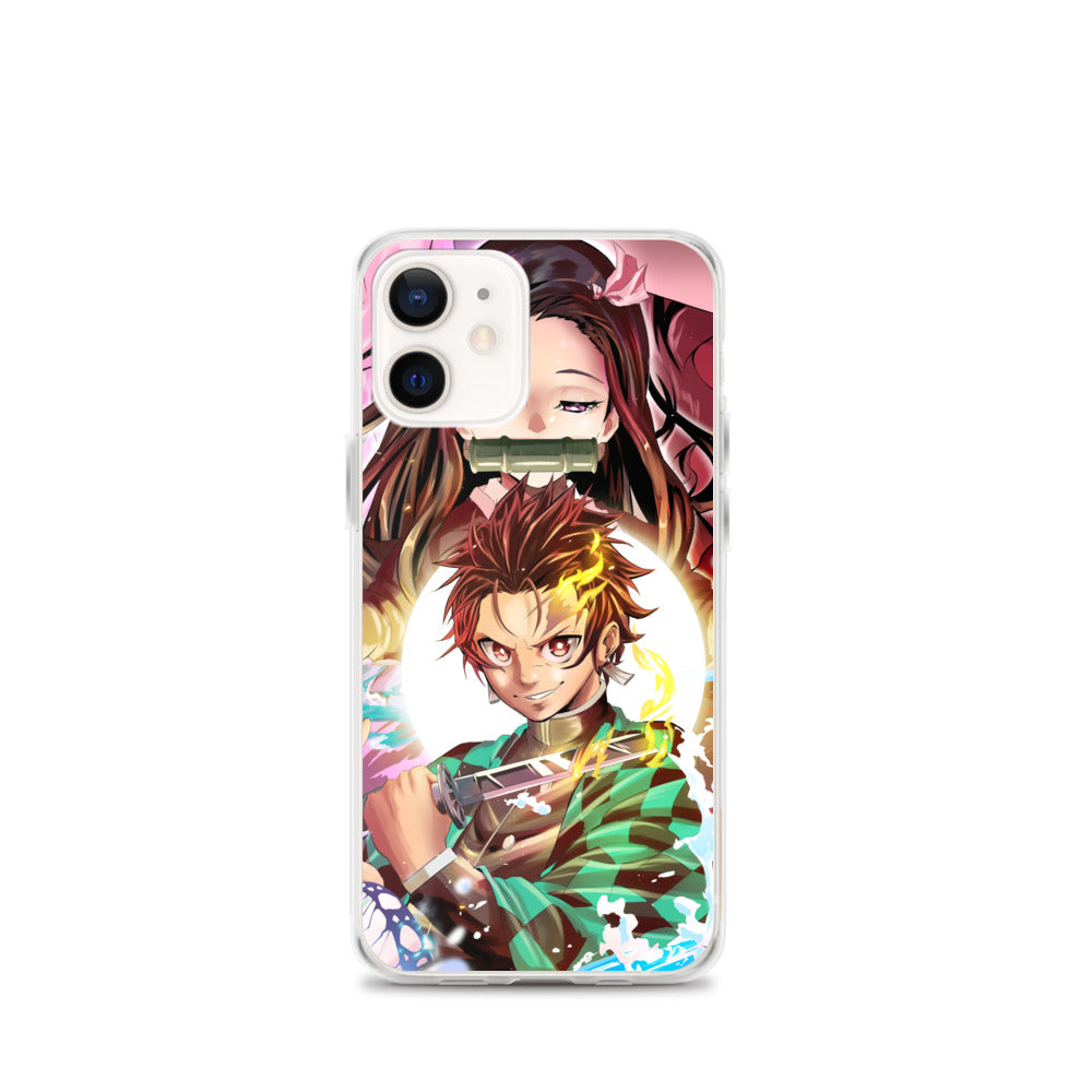 Tanjiro Nezuko iPhone Case – A2T will Draw